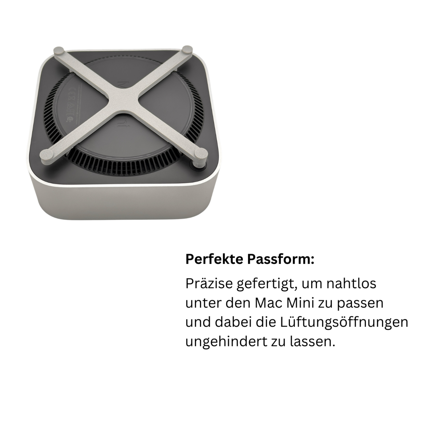 Power-Button-Erweiterung für Apple Mac Mini M4 / Mini Pro Halterung Ständer