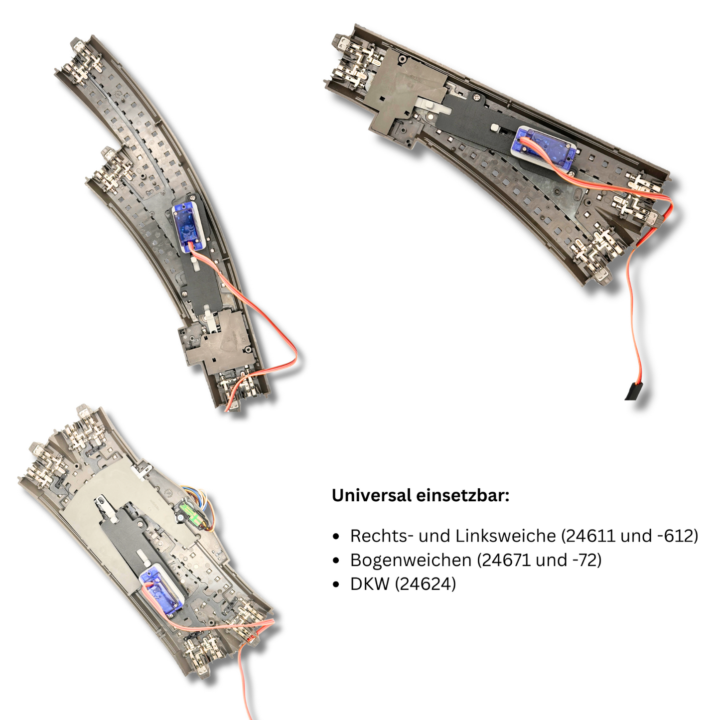 NEU Märklin Weichenantrieb 2.0 / Servo für alle Märklin C Gleis Weichen