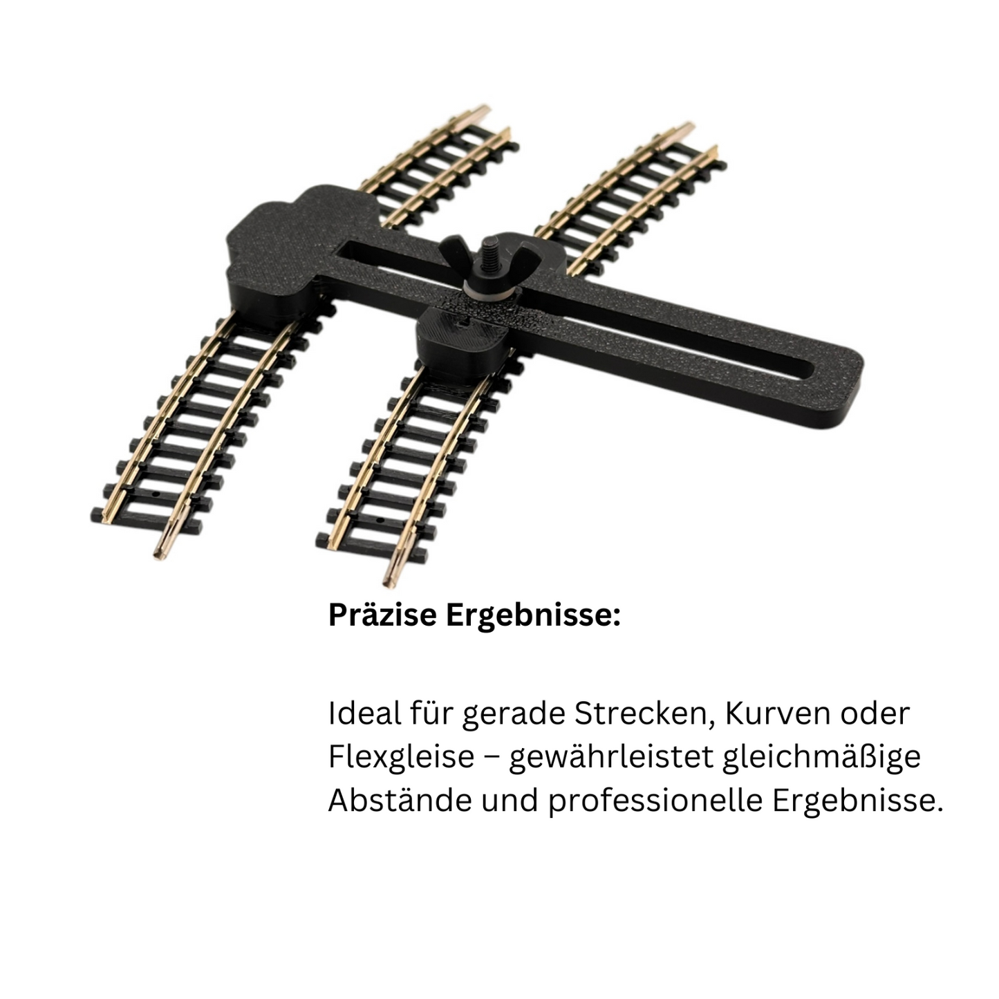 Parallelgleislehre Fixierer für Gleise Spur N einstellbar Gleisabstandslehre