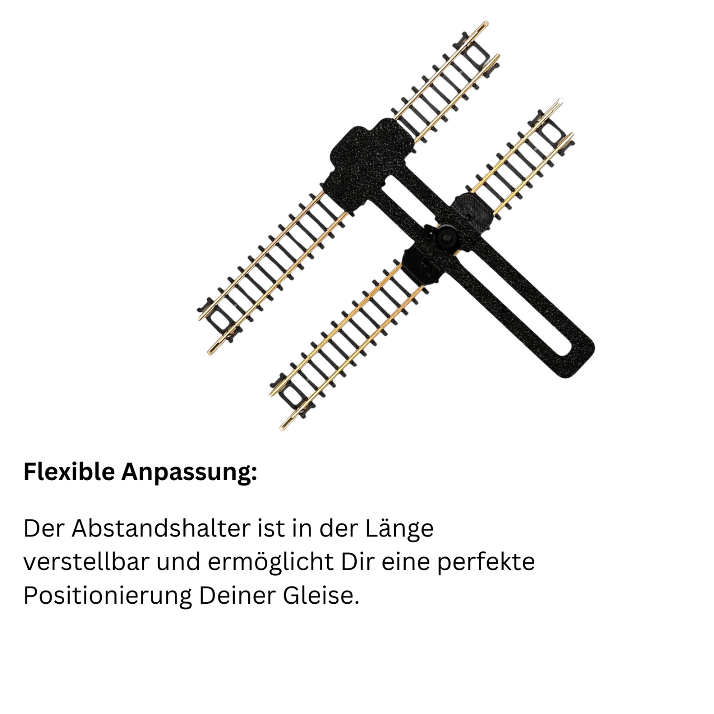 Parallelgleislehre Fixierer für Gleise Spur N einstellbar Gleisabstandslehre