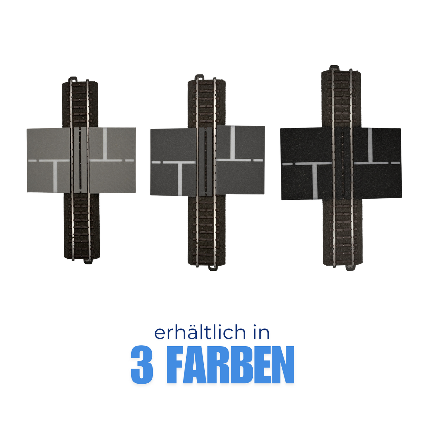 NEU - H0 Bahnübergang für Märklin C und M Gleise - Eingleisig oder Zweigleisig