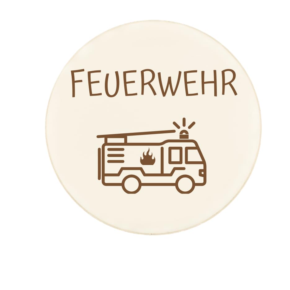 Kinderzimmer Ordnungsetiketten, Personalisierte Holzetiketten für Aufbewahrungsboxen, Wunschtext & Wunschmotiv, Spielzeug- & Kinderzimmerorganisation z.B. für Ikea Trofast - 2 Größen