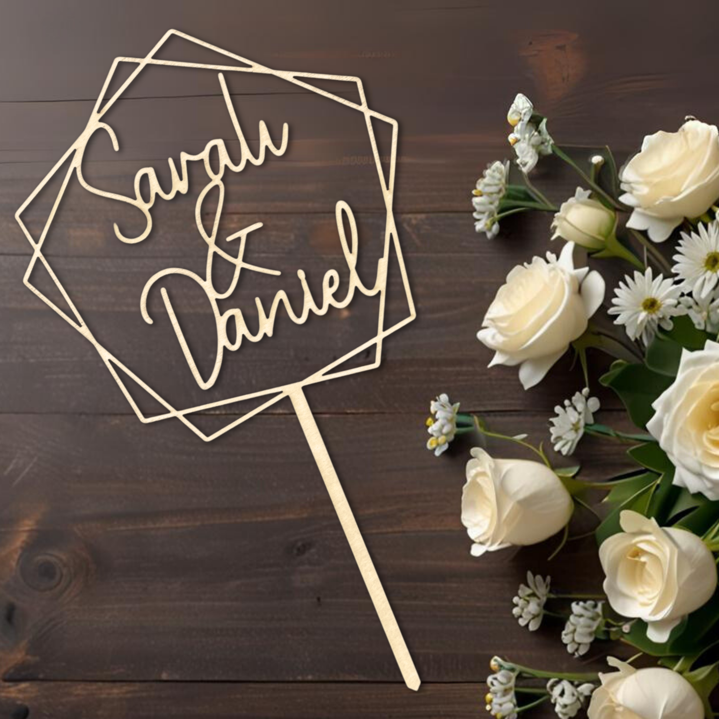 Variante 14 Cake Topper Hochzeit - Ansicht 5