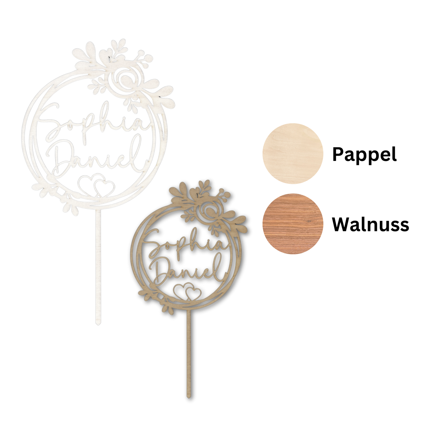 Variante 2 Cake Topper Hochzeit - Ansicht 2