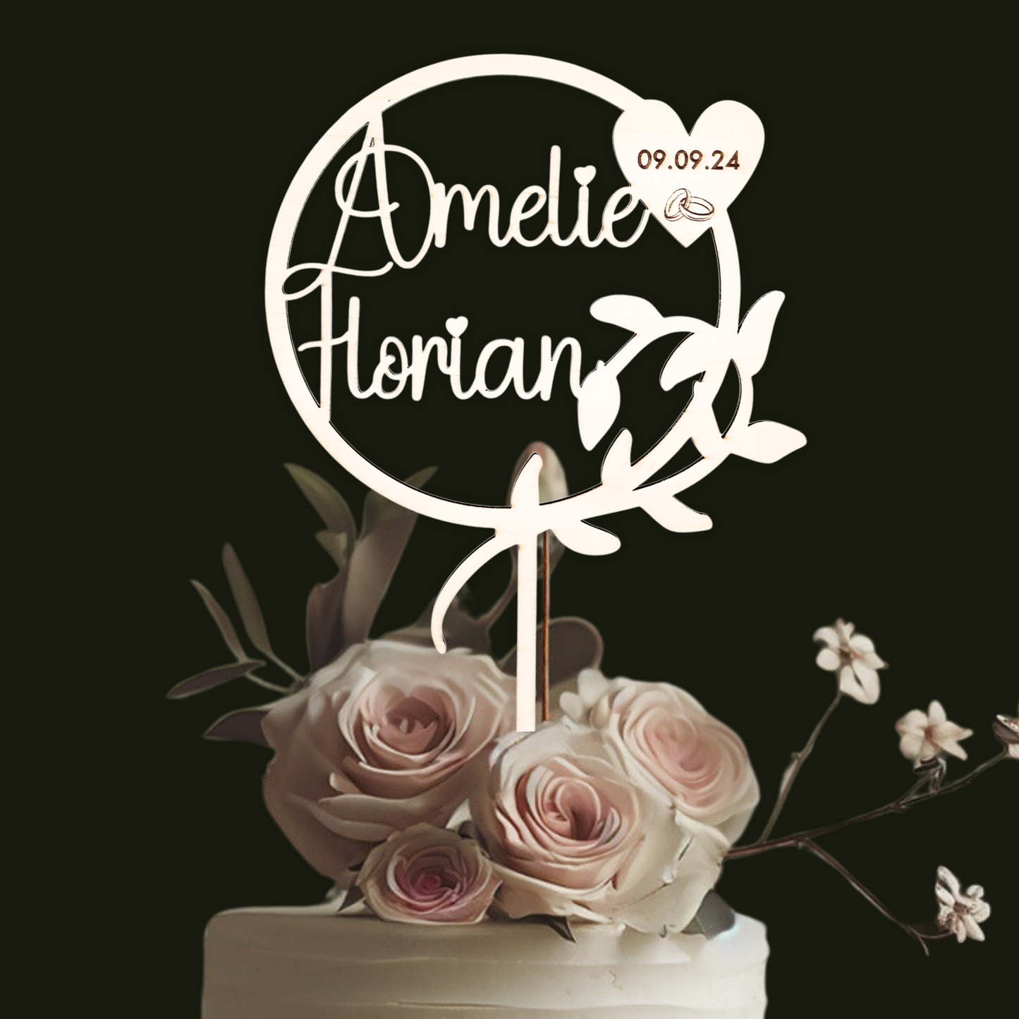Variante 7 Cake Topper Hochzeit - Ansicht 6