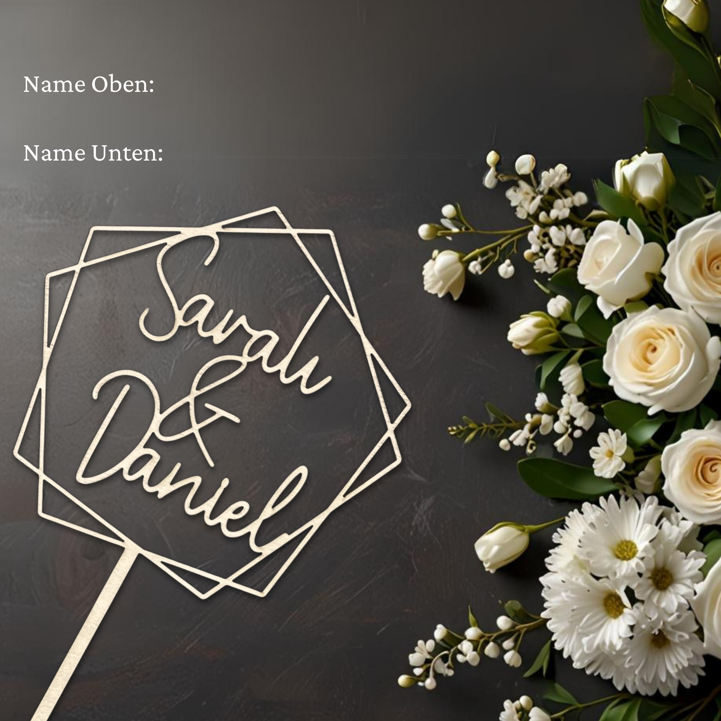 Variante 14 Cake Topper Hochzeit - Ansicht 8