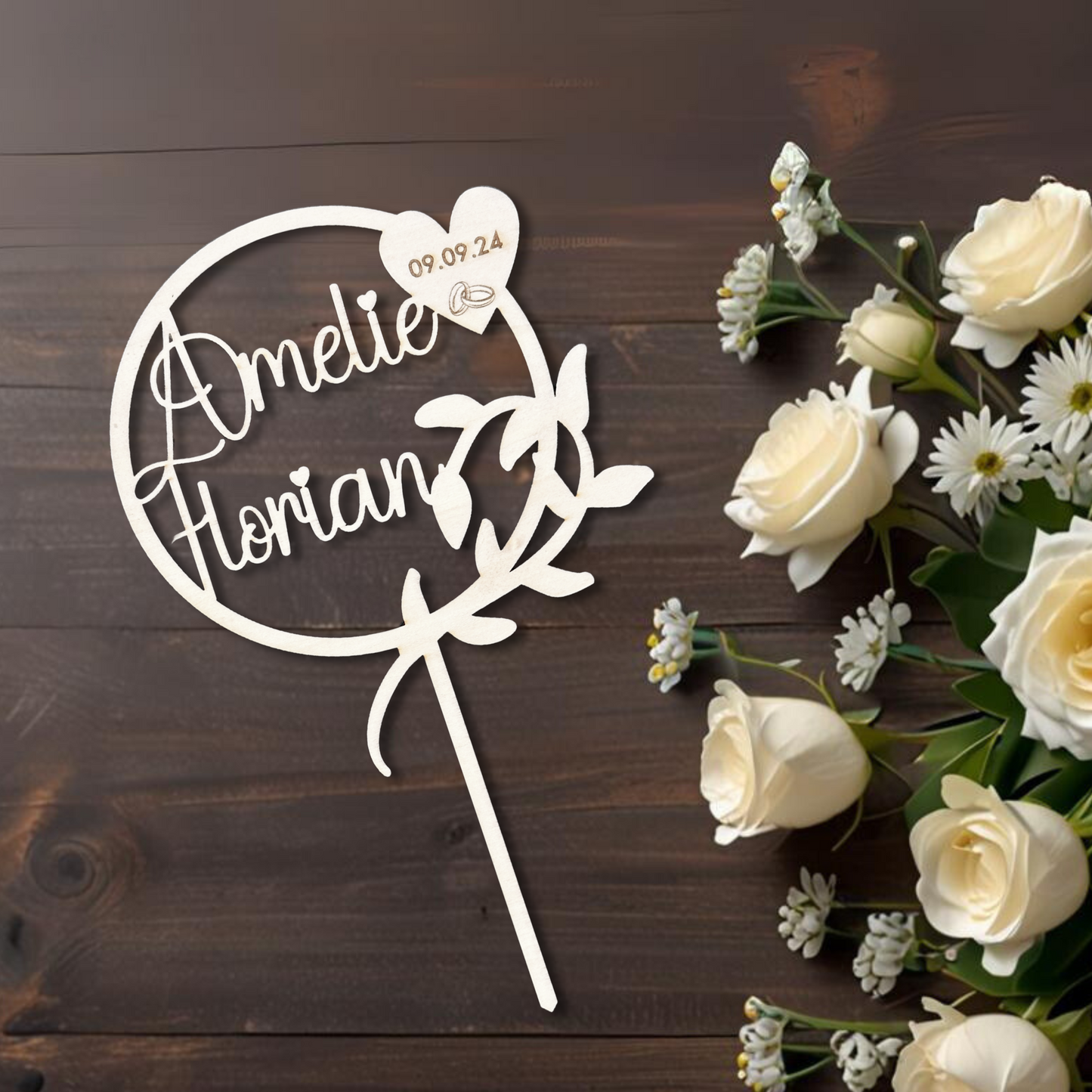 Variante 7 Cake Topper Hochzeit - Ansicht 7