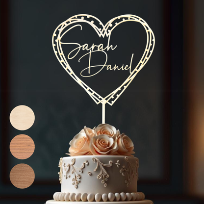 Variante 6 Cake Topper Hochzeit - Ansicht 2