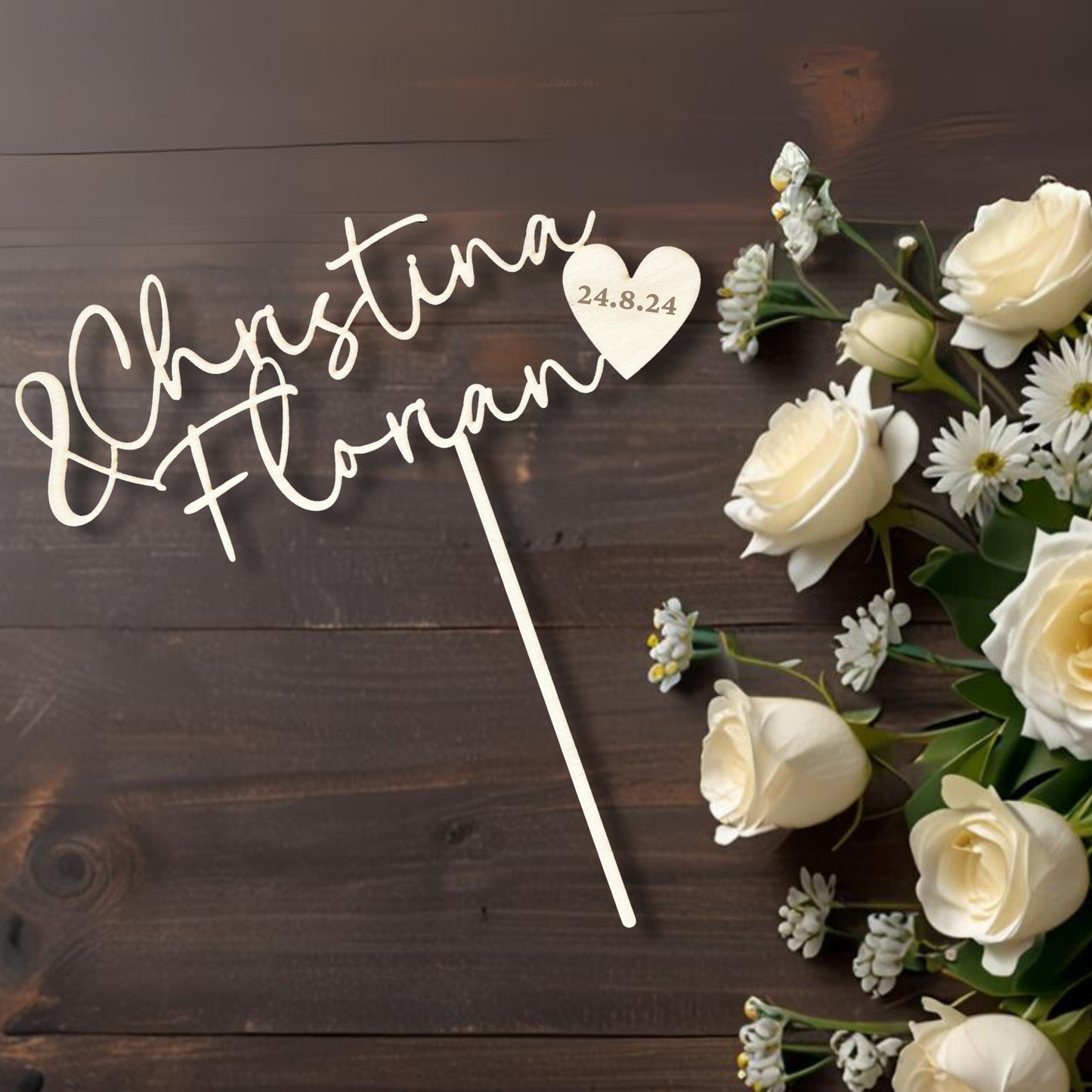 Variante 12 Cake Topper Hochzeit - Ansicht 2