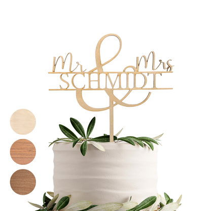Variante 5 Cake Topper Hochzeit - Ansicht 1