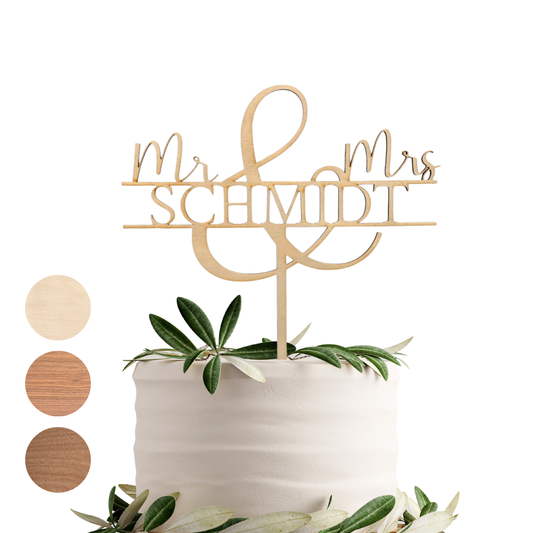 Variante 5 Cake Topper Hochzeit - Ansicht 1