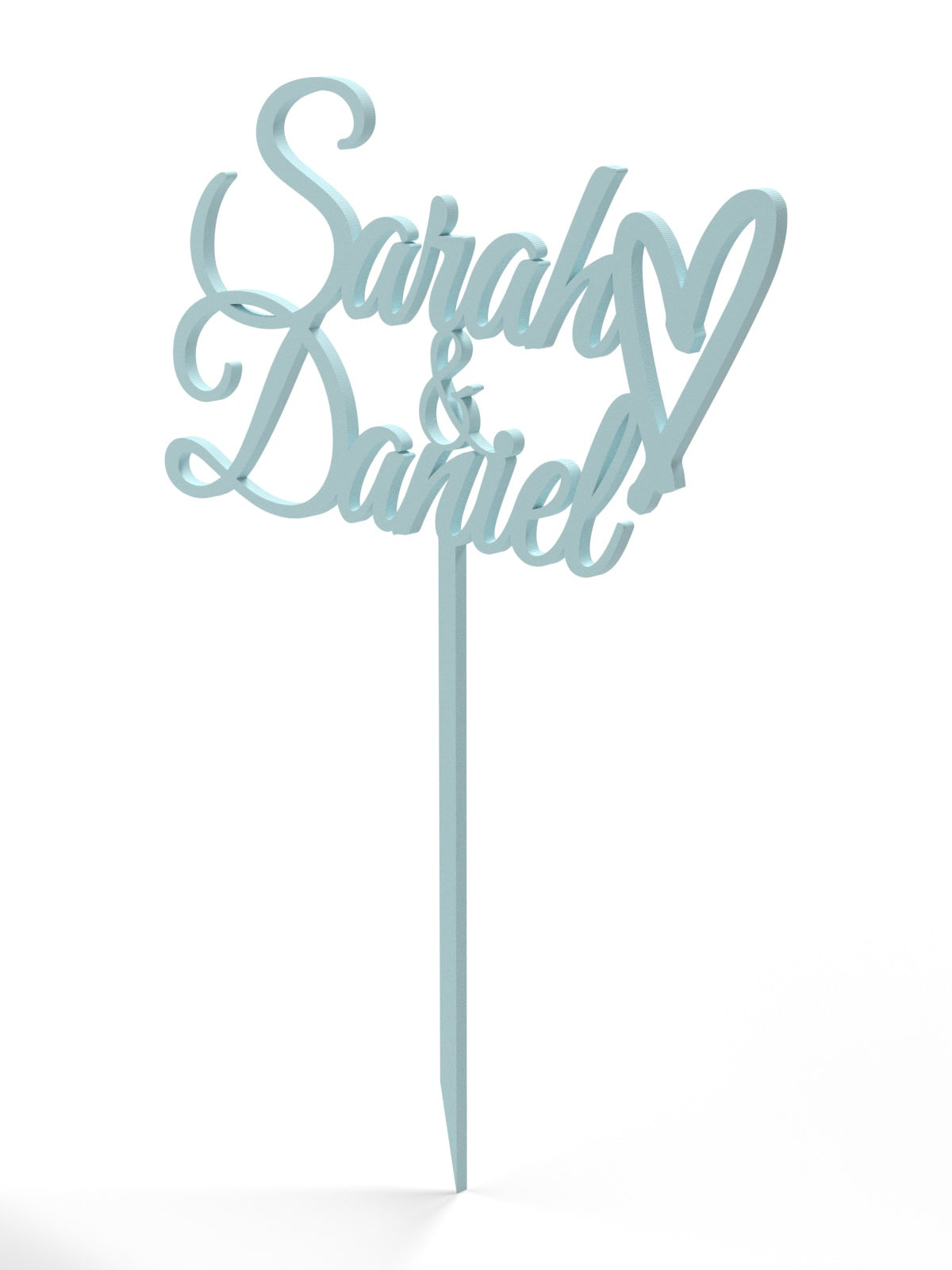 Hochzeit Cake Topper "Namen mit Herz" Personalisiert - Happy Bumblebee