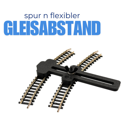 Parallelgleislehre Fixierer für Gleise Spur N einstellbar Gleisabstandslehre