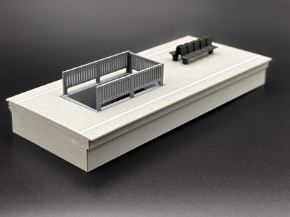 Modularer Bahnsteig H0 – Individuell anpassbar für deine Modellbahnanlage