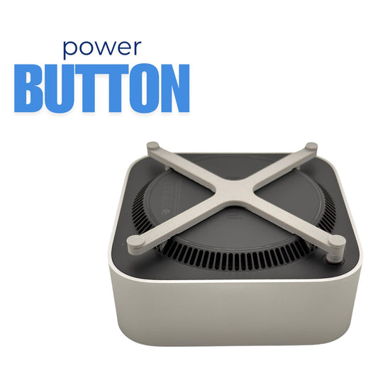 Power-Button-Erweiterung für Apple Mac Mini M4 / Mini Pro Halterung Ständer