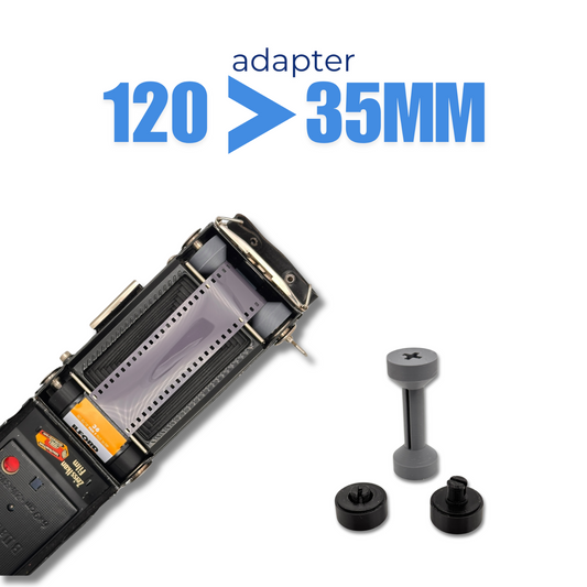 35mm zu 120 Mittelformat - Filmadapter für Rollfilm-Kameras - Adapter 120 Film