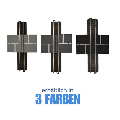 NEU - H0 Bahnübergang für Märklin C und M Gleise - Eingleisig oder Zweigleisig