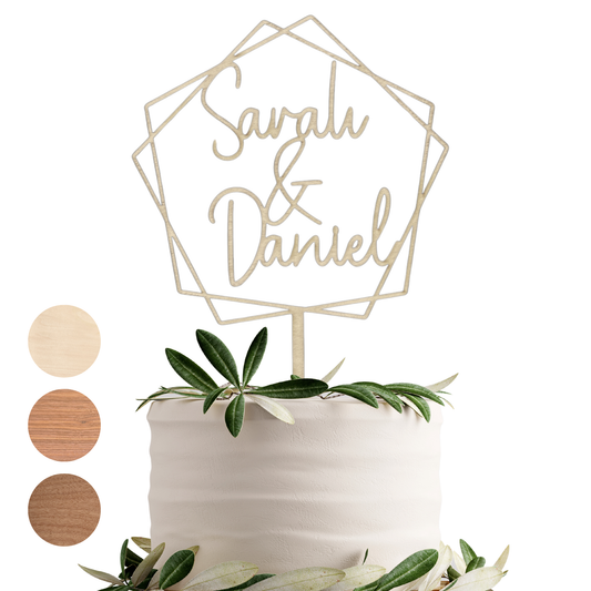 Variante 14 Cake Topper Hochzeit - Ansicht 1