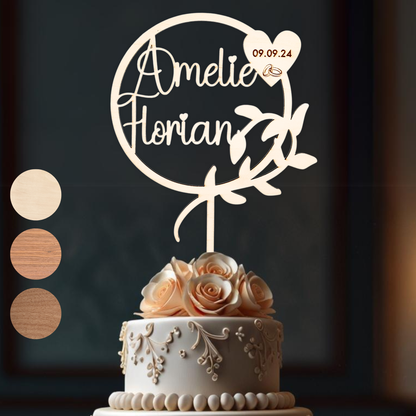 Variante 7 Cake Topper Hochzeit - Ansicht 2