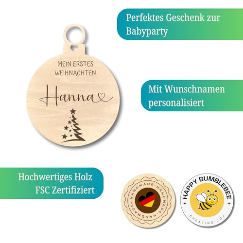 Personalisierter Weihnachtsbaum Anhänger - Verschiedene Varianten