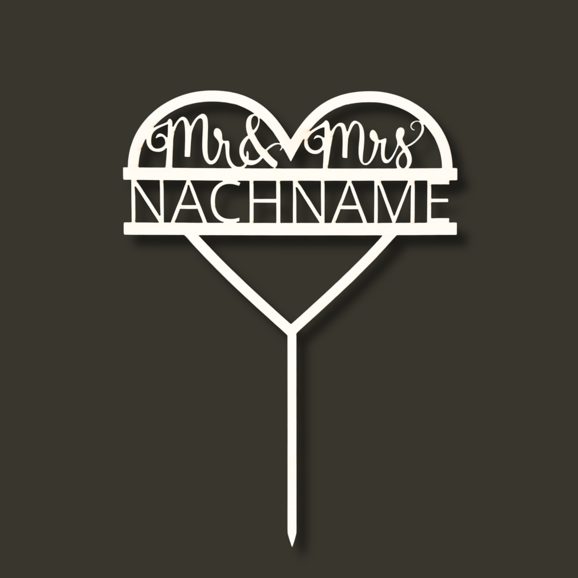 Variante 13 Cake Topper Hochzeit - Ansicht 2