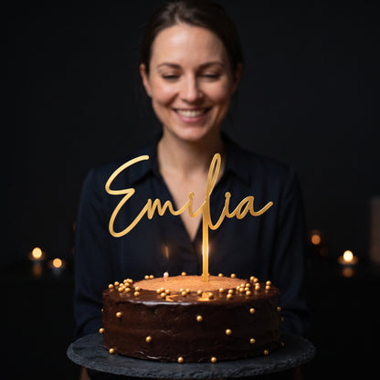 Geburtstag Cake Topper Vorname Personenbild