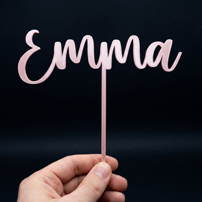 Cake Topper Name Geburtstag Hochzeit Taufe Hand