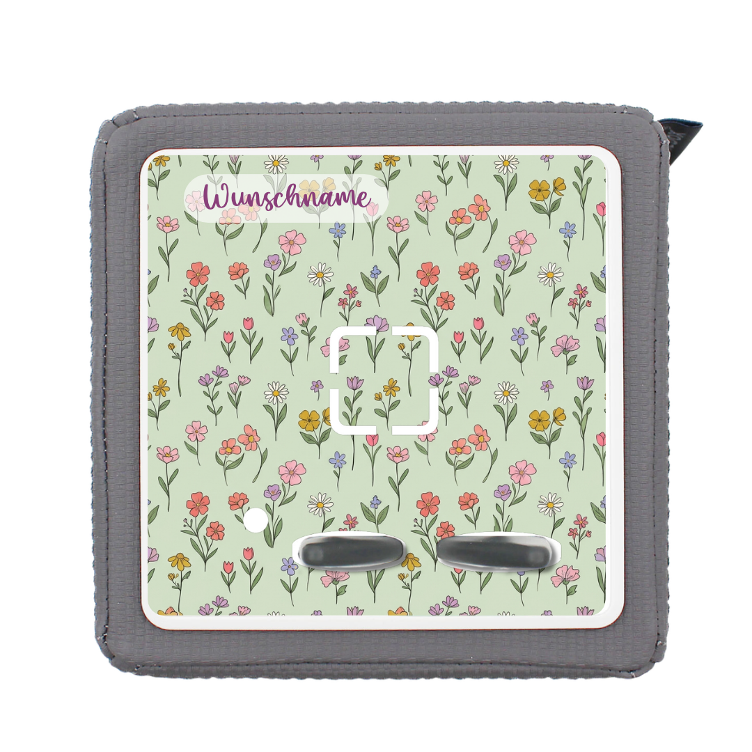 Toniebox 1 Schutzfolie Blumenwiese Bunt mit Wunschname