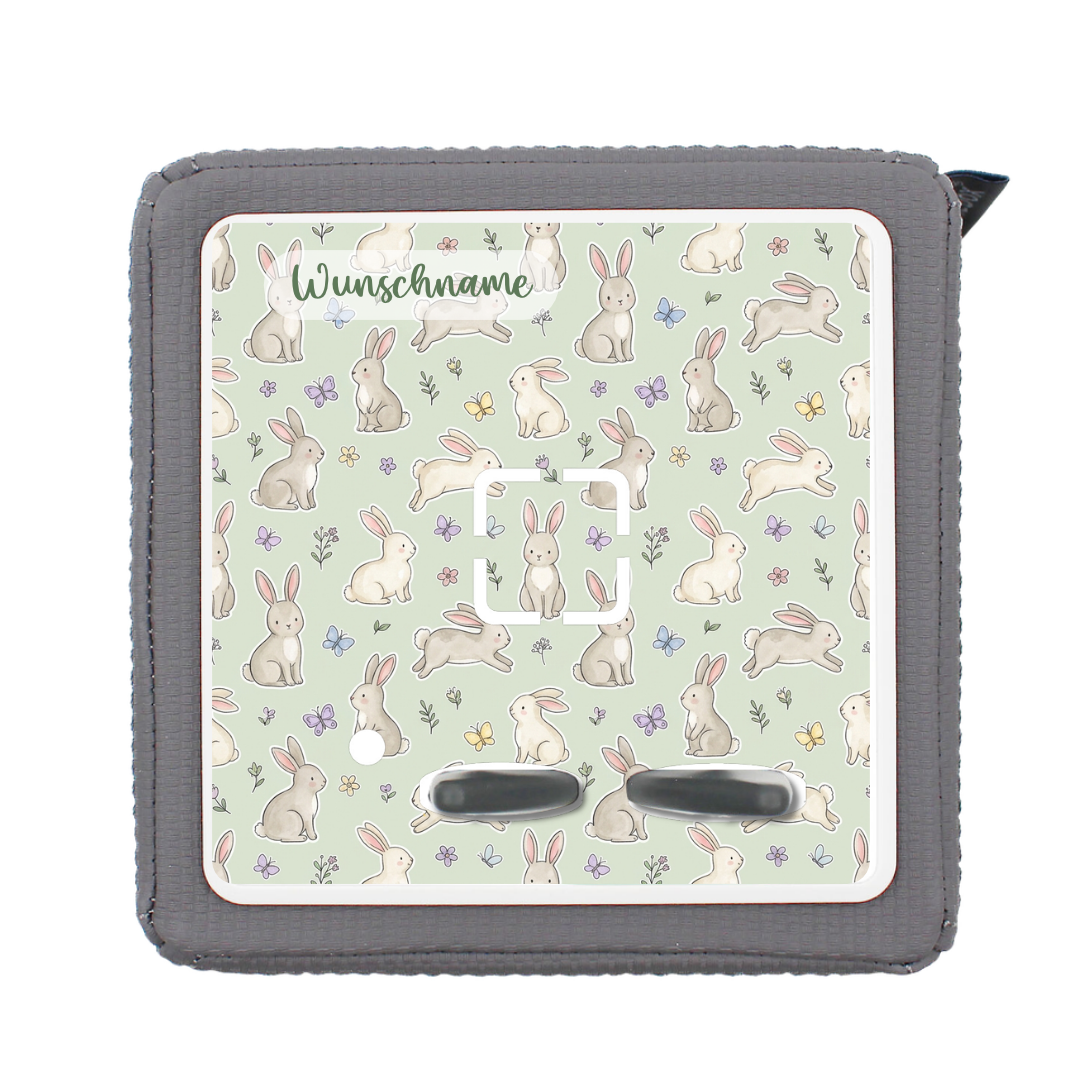 Toniebox 1 Schutzfolie Hase Schmetterling Salbei mit Wunschname