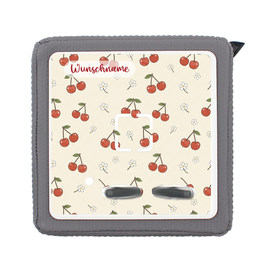 Toniebox 1 Schutzfolie Kirschen Creme mit Wunschname