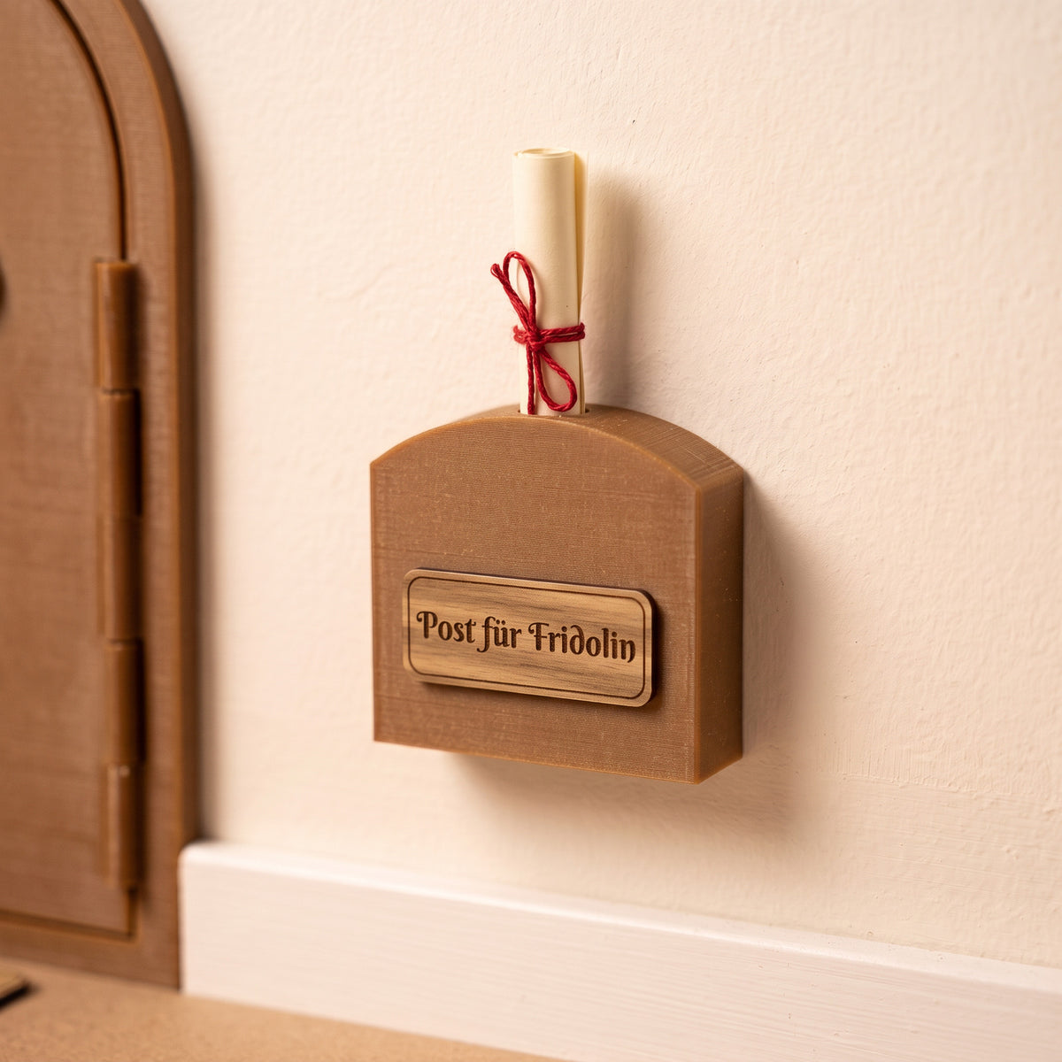 Wichteltür personalisiert WK Holz Briefkasten 1600