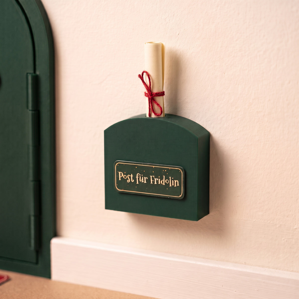 Wichteltür personalisiert WK Tafel Briefkasten 1600