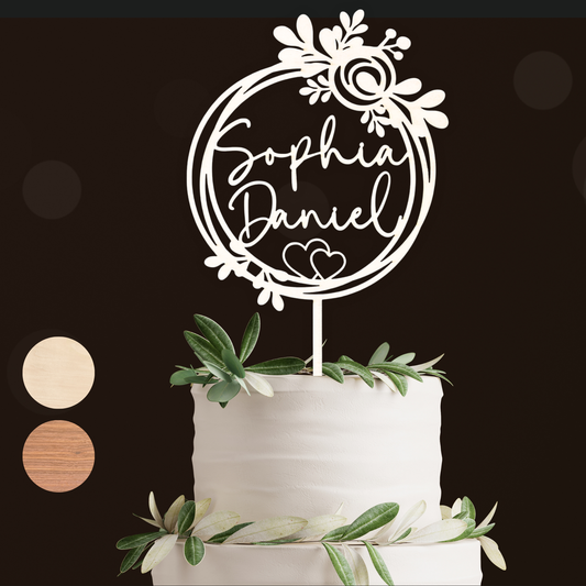 Variante 2 Cake Topper Hochzeit - Ansicht 1