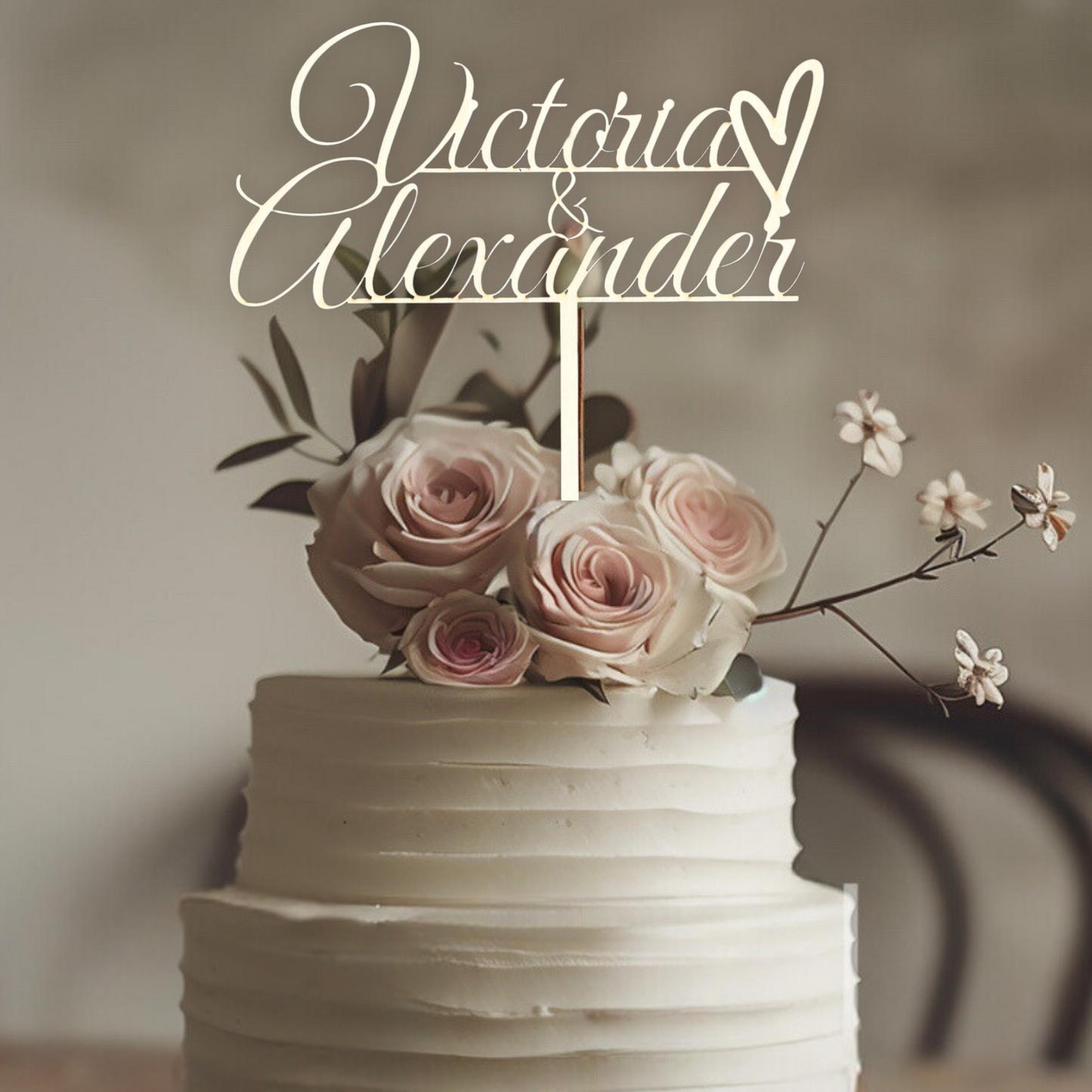 Variante 11 Cake Topper Hochzeit - Ansicht 2