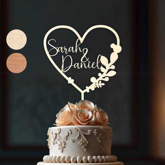 Variante 4 Cake Topper Hochzeit - Ansicht 1